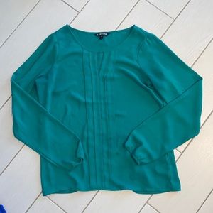Express green blouse